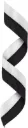 Black/White Neck Ribbon w Clip - RBV-129