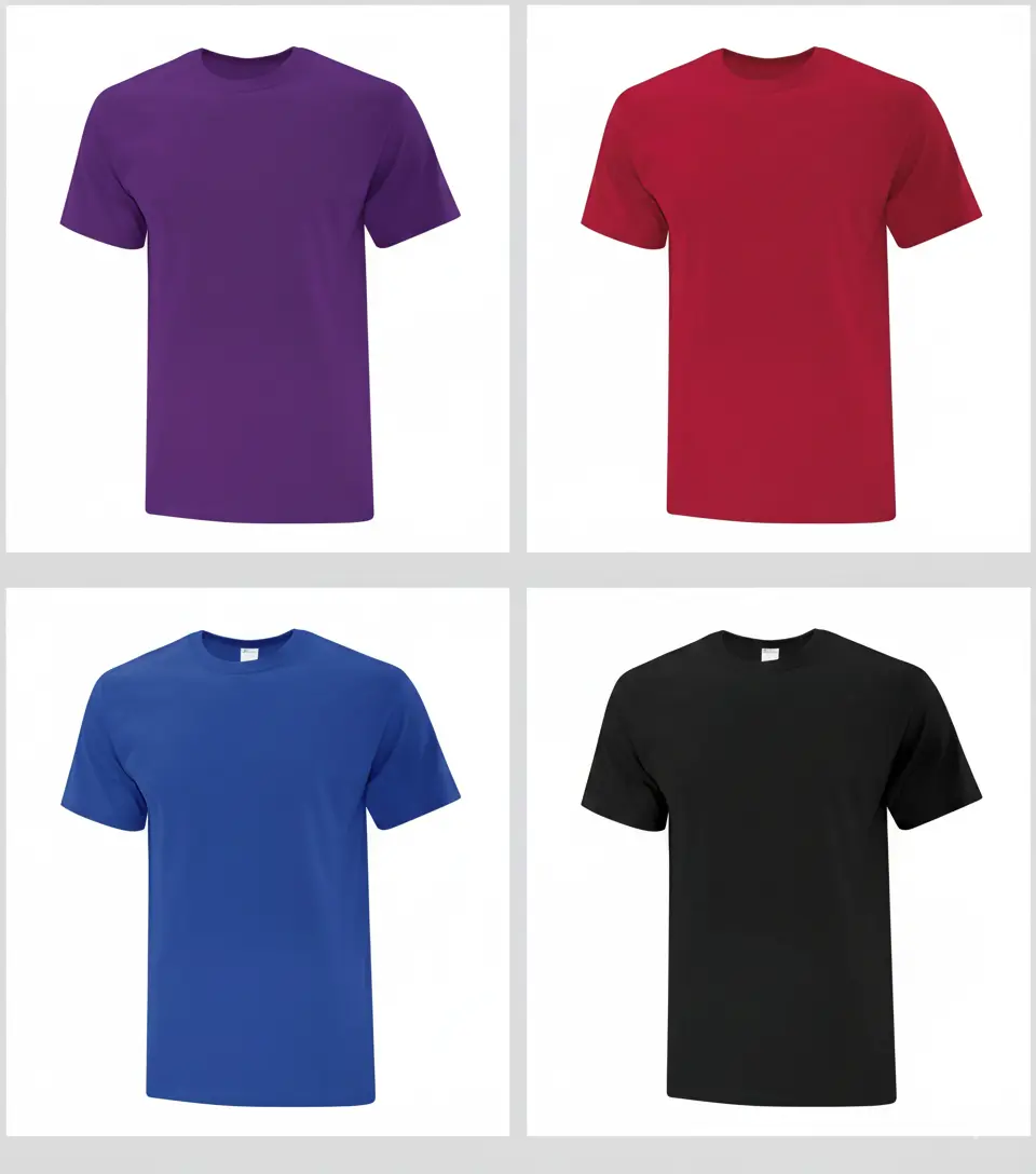 ATC - Blank Jersey (Everyday Cotton TEE. ATC1000) (red, XS)